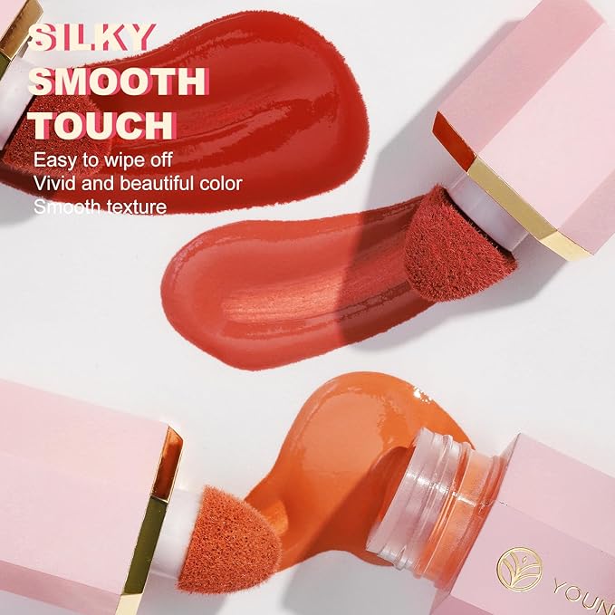 YOUNG VISION Liquid Cheek Blush -Soft Cream Rouge/Blusher Dewy Finish