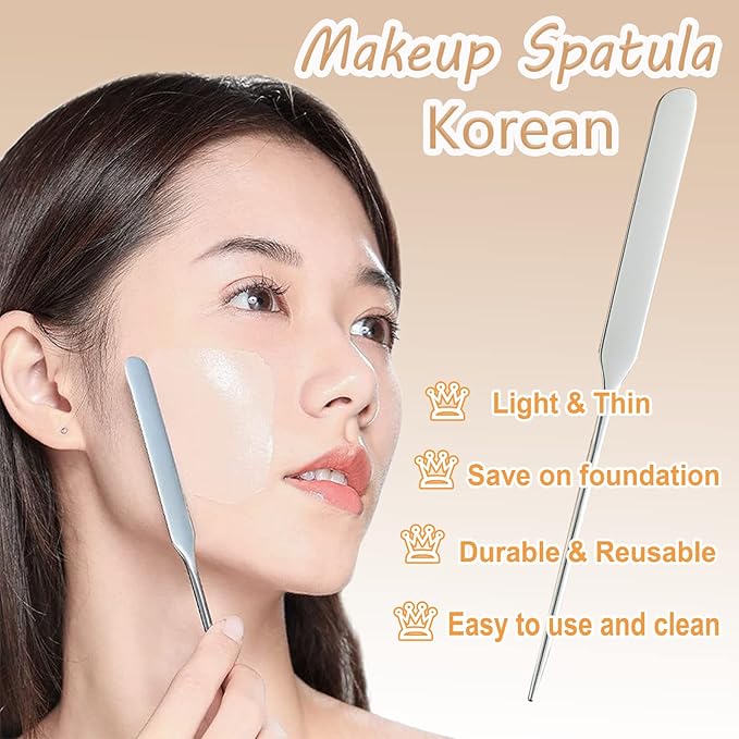 Korean Makeup Spatula, Picasso Makeup Spatula Korean, Foundation