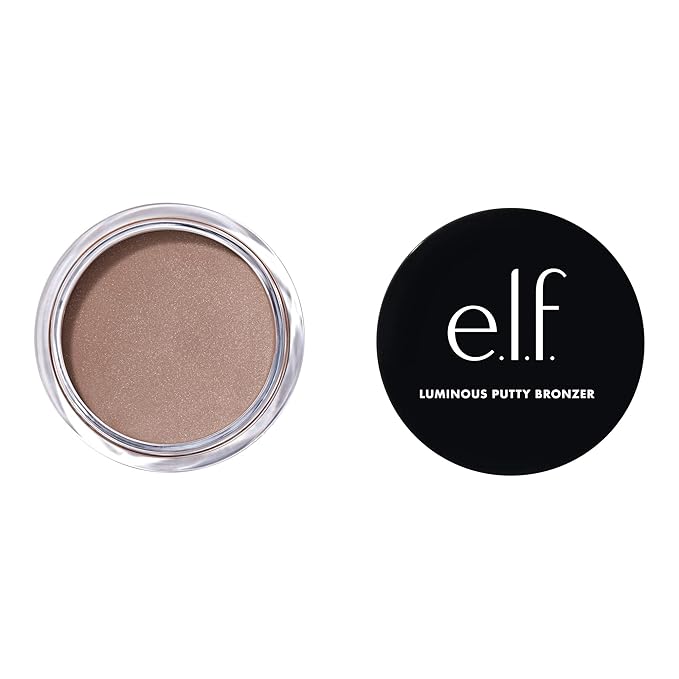 e.l.f. Luminous Putty Bronzer, Lightweight Putty-to-Powder Bronzer For