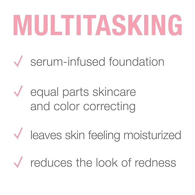 Neutrogena Healthy Skin Sensitive Skin Serum Foundation with Deep 01, 1 oz