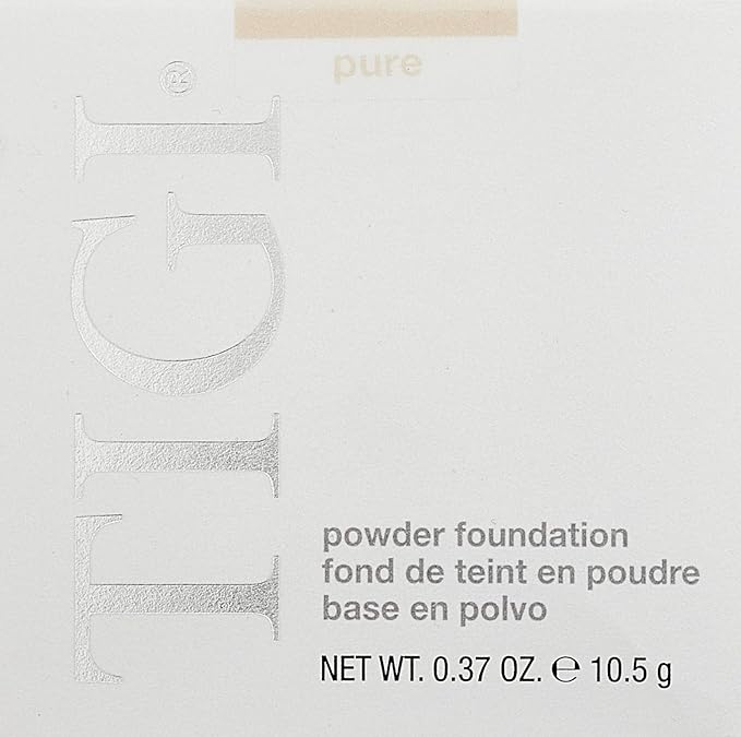 TIGI Cosmetics Powder Foundation, Pure, 0.37 Ounce