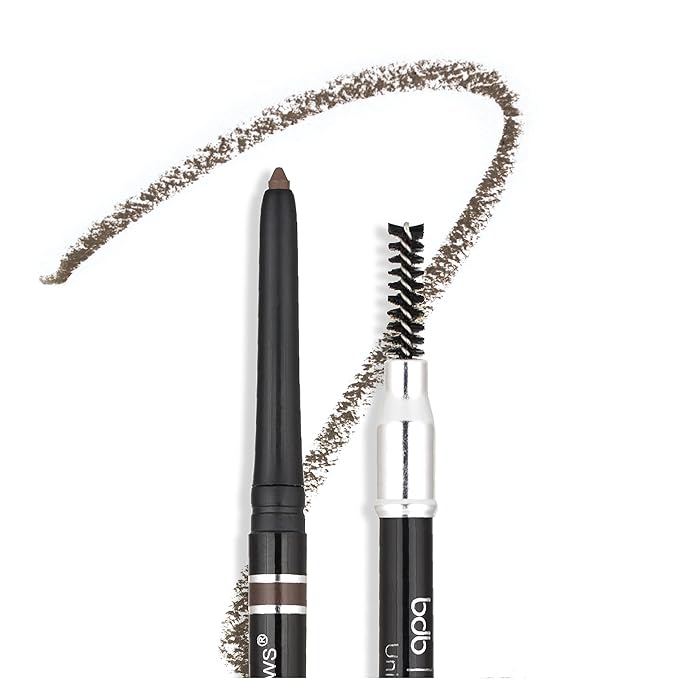 Billion Dollar Brows Universal Eyebrow Pencil – Dual-Ended Design with Precision Tip & Spoolie, Matte Finish, Waterproof, Easy to Use, Vegan & Cruelty-Free for Perfectly Defined Brows
