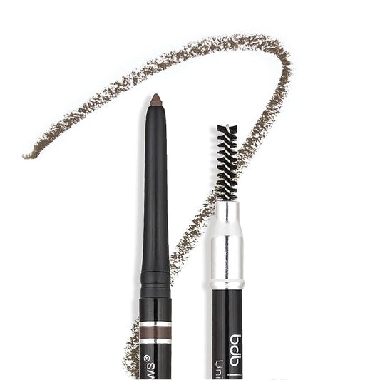 Billion Dollar Brows Universal Eyebrow Pencil – Dual-Ended Design with Precision Tip & Spoolie, Matte Finish, Waterproof, Easy to Use, Vegan & Cruelty-Free for Perfectly Defined Brows