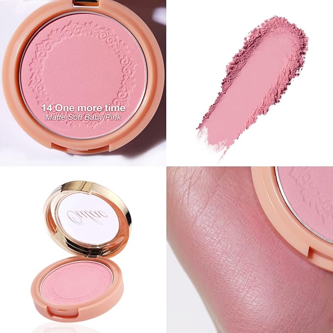Oulac Baby Pink Blush Makeup| Highly Pigmented Cream 4.8g