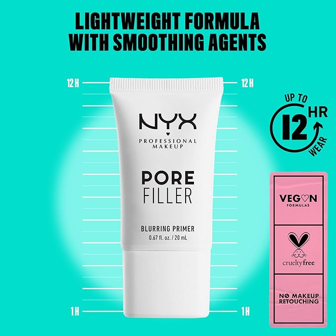 NYX PROFESSIONAL MAKEUP Pore Filler Blurring Primer, Vegan