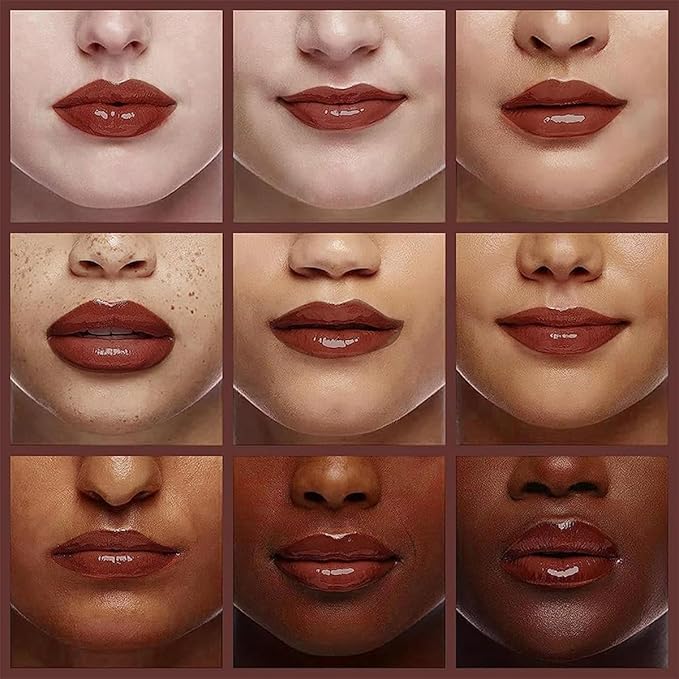 Plumping Lip Oil, Long Lasting Hydrating (MAHOGANY)