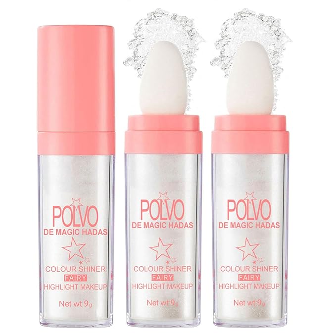 2 Colors Polvo De Hadas Fairy Highlight Stick Pearl White)
