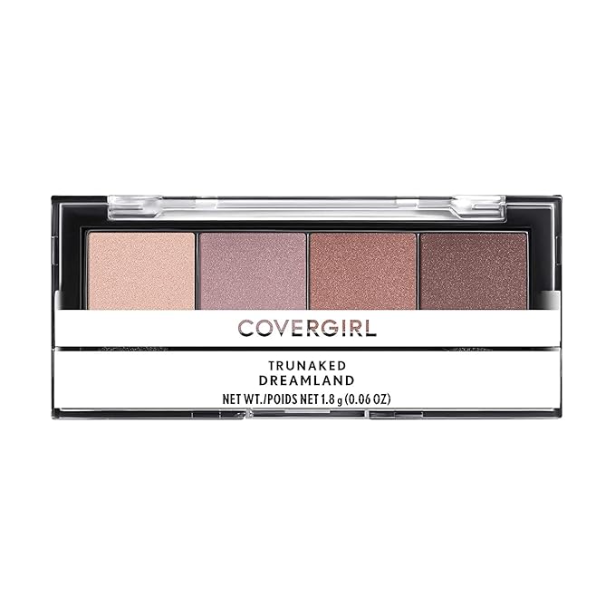 COVERGIRL Trunaked Quad Eyeshadow Palette, Dreamland, Dreamland, 0.06 Ounce (99350046919)