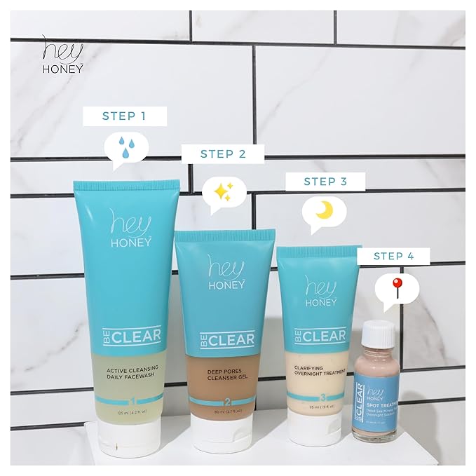 Hey Honey Skincare Be Clear Acne Cleansing