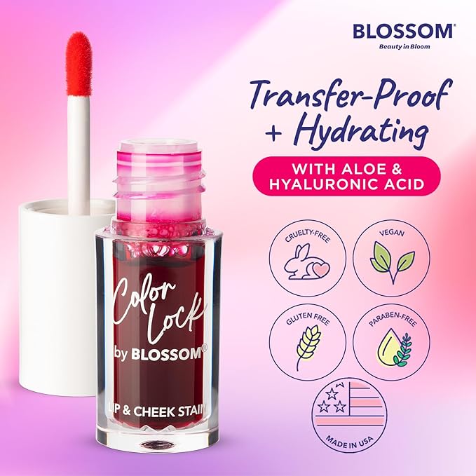 Blossom Color Lock Hydrating Longlasting Lip Stain Hydrating