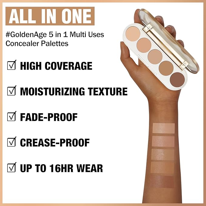 FOCALLURE #GoldenAge 5 in 1 Multi Uses Concealer