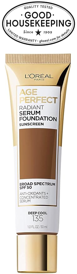 L'Oreal Paris Age Perfect Radiant Serum Foundation with 1 Ounce
