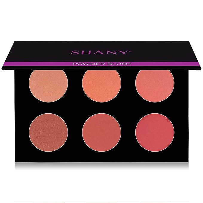 SHANY Shimmer & Matte Warm-Toned Blush Palette -