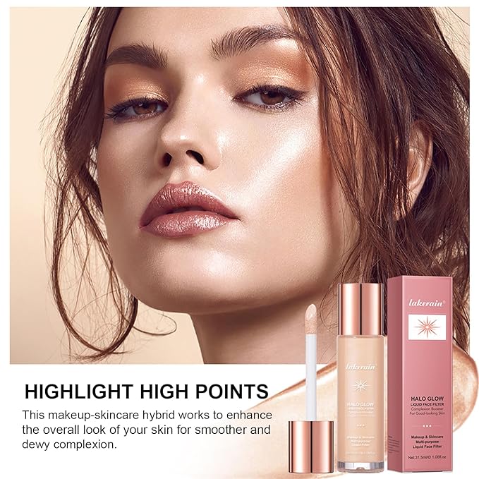 Natural Glow Liquid Filter Makeup, Longwear Face Luminizer, 1.06 fl oz