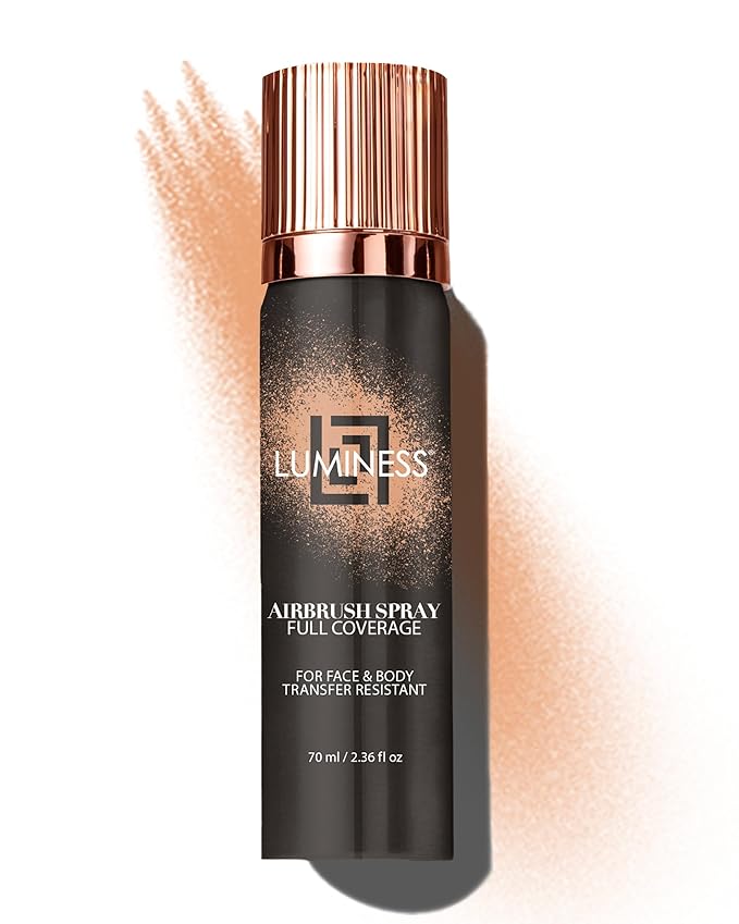 LUMINESS Spray Airbrush Foundation Makeup, Medium Shade 040 fl oz