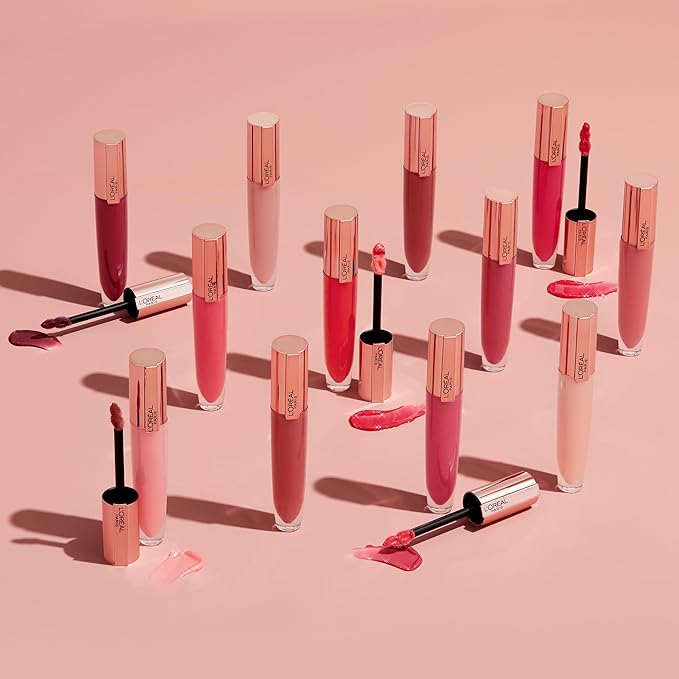 L'Oreal Paris Glow Paradise Hydrating Tinted Lip Balm-in-Gloss with Pomegranate Extract & Hyaluronic Acid, Ultra-Gentle, Non-Sticky Formula, Rose Harmony, 0.23 Fl Oz