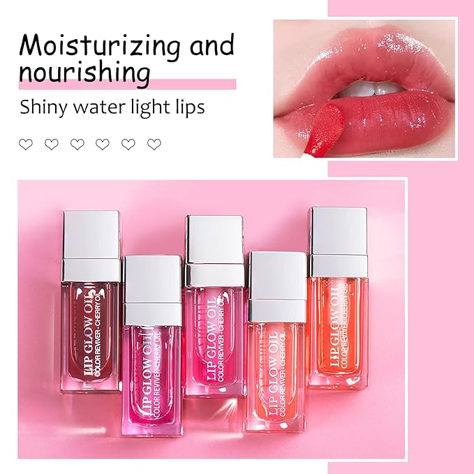 6ml Hydrating Lip Glow Oil, Transparent Plumping Lip 6ml