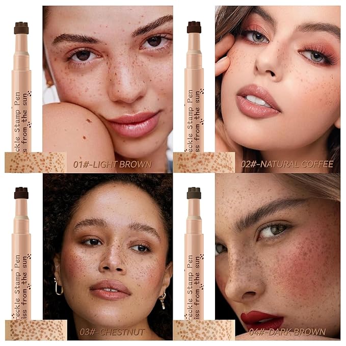 AKARY Stamp Freckle Pen Natural Lifelike Fake Freckles