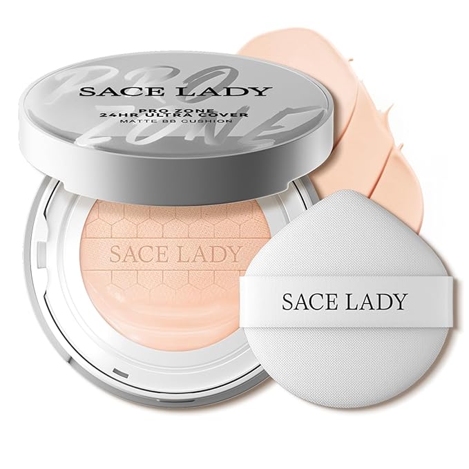 SACE LADY Oil Control BB Cushion Foundation, Full (#02, 0.) 42Oz