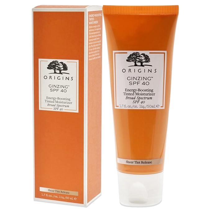 Origins GinZing SPF 40 Energy-Boosting Tinted Moisturizer,1.7 Fl of 1)
