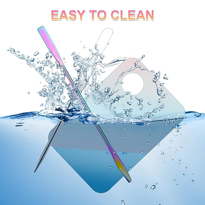 Makeup Spatula Korean Set, Senbos Professional Acrylic Makeup