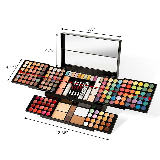 M 187 Colors Professional Makeup Palette - All-in-One