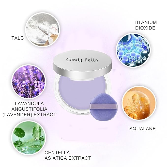 Lavender Matte Powder, Jelly Lavender Matte Powder Oil Creates Soft