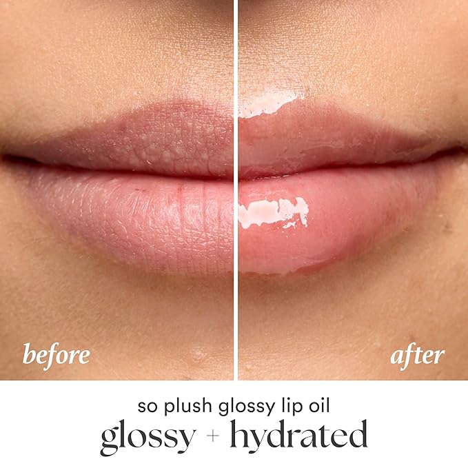 Julep So Plush Lip Oil, Hydrating Lip Treatment, Sheer Color & High-Shine Finish, Infused With Jojoba Oils, Apricot and Avocado, Vegan & Cruelty-free, Clear Conscience