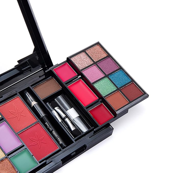 Makeup Eyeshadow Palettes, 25 Colors Protable Multifunction Blush