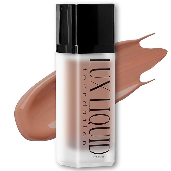 Organic Aloe-Based LUX Liquid Foundation, Natural Vegan Gluten-Free
