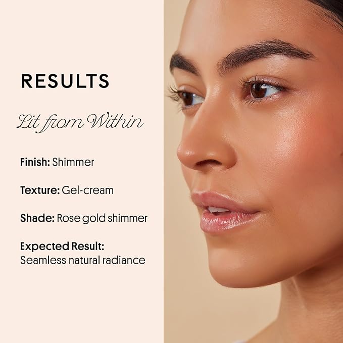 Winky Lux Cheeky Rose Liquid Highlighter, Gel Cream