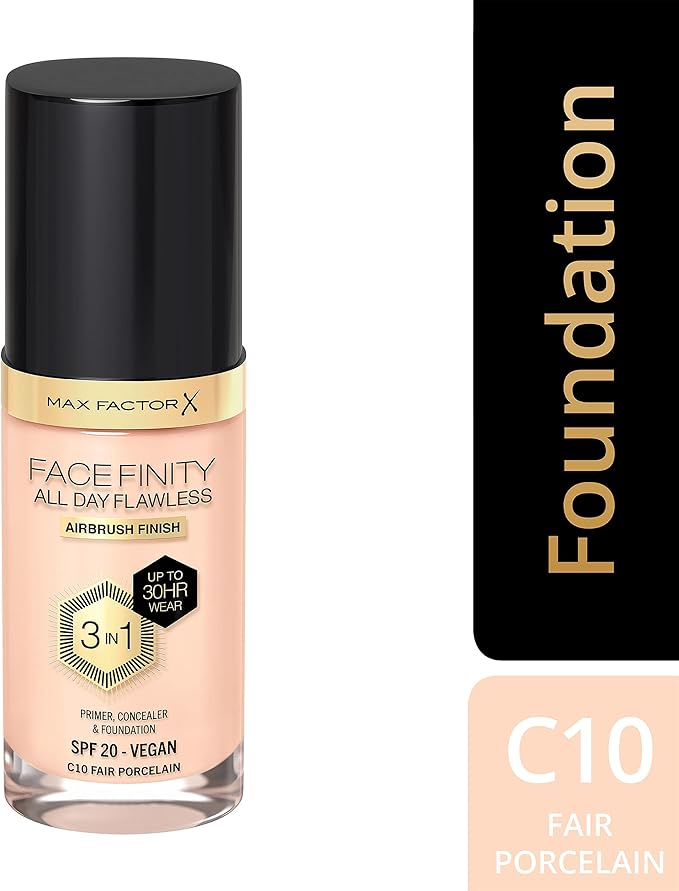 Max Factor Facefinity 3-in-1 All Day Flawless Liquid 30 ml