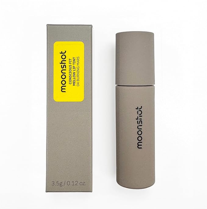 Moonshot KOREA Conscious Fit Mellow Lip Stain Longwear, Weightless, Not Animal Tested,Glow-Boosting, Long-Lasting, Comfortable, Non-Sticky,k-beauty, (Burning Mars, 04)