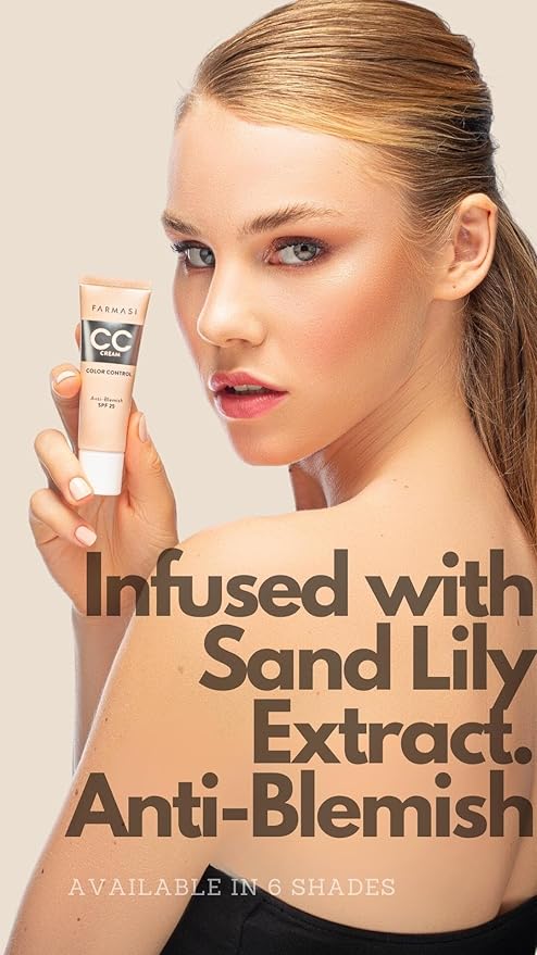 FARMASi CC Color Control Cream, Natural and Flawless 01 Light