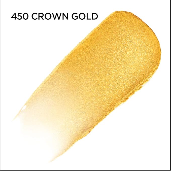 L’Oréal Paris Brilliant Eyes Shimmer Liquid Eye Shadow Makeup, Crown Gold, 0.1 oz.