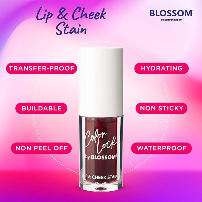 Blossom Color Lock Hydrating Longlasting Lip Stain Hydrating