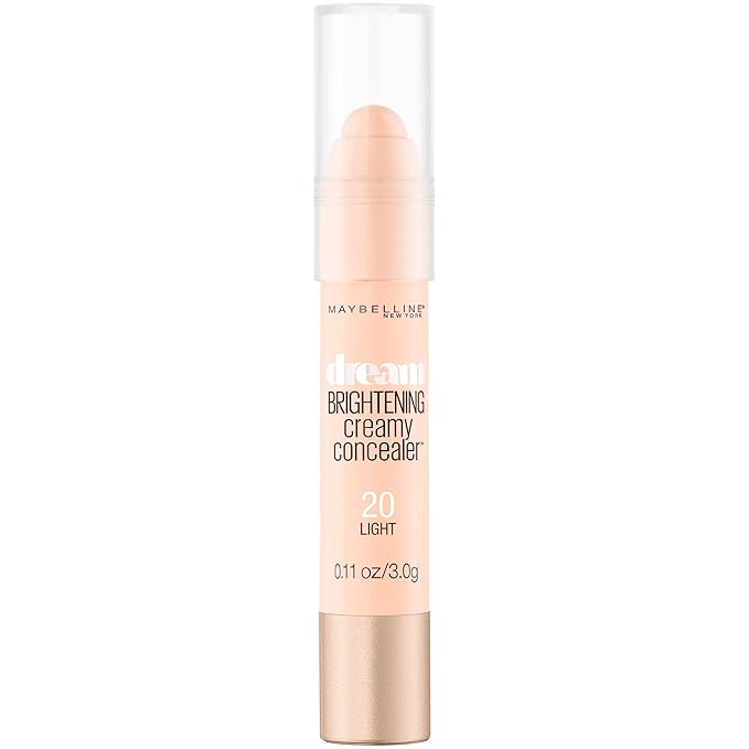 Maybelline New York Dream Brightening Creamy Concealer, Light, 0.11 oz