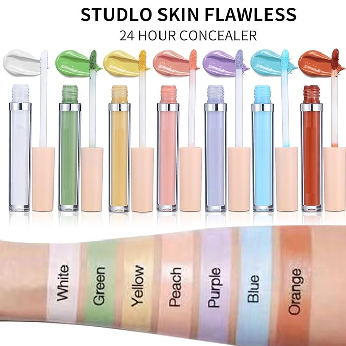 MAEPEOR Liquid Conceal Contour 7 Colors Cream Lightweight 01 White)