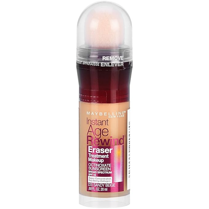 Maybelline Instant Age Rewind Eraser Treatment Makeup with 1 Count