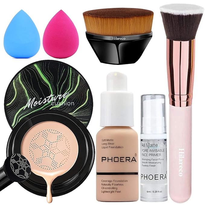 PHOERA Foundation,Mushroom Head Air Cushion CC Cream Natural Sand CC)