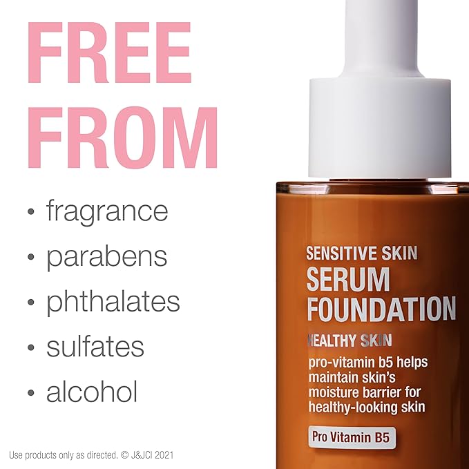 Neutrogena Healthy Skin Sensitive Skin Serum Foundation with Medium/Deep 03, 1 oz