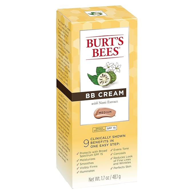 Burt's Bees BB Cream with SPF 15, Medium, 1.7 Oz