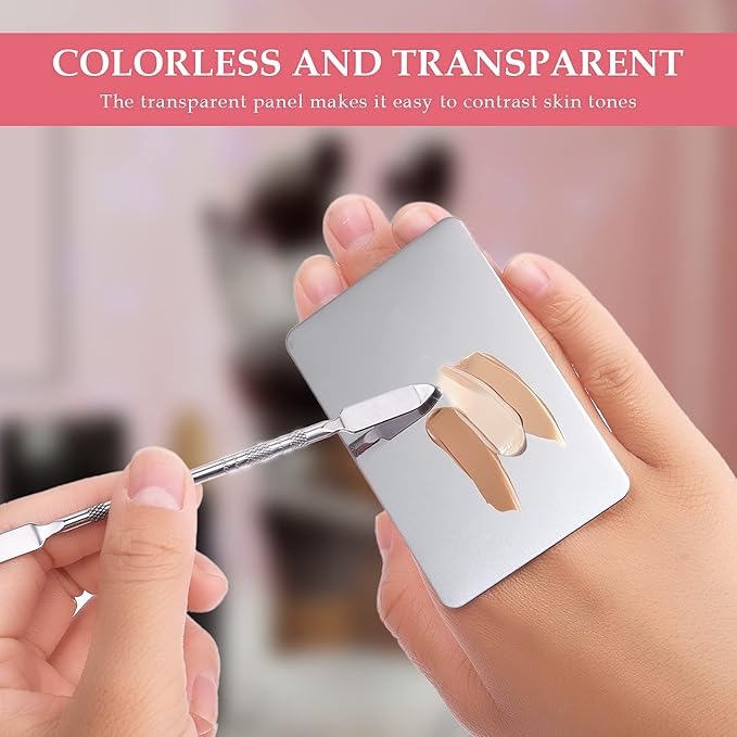 Makeup Mixing Palette Stainless Steel Foundation Palette