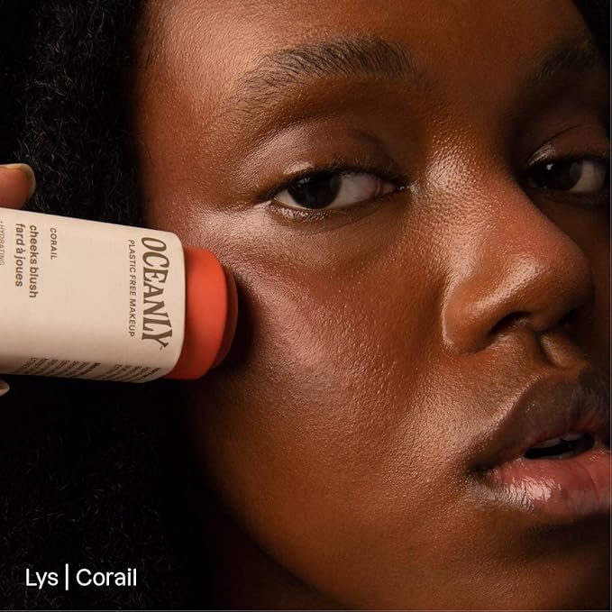 ATTITUDE Oceanly Lightweight Blush Stick, Titanium Dioxide-Free, EWG