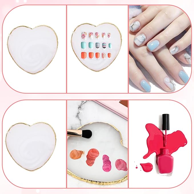 Resin Nail Art Palette, Polish Color Mixing Plate