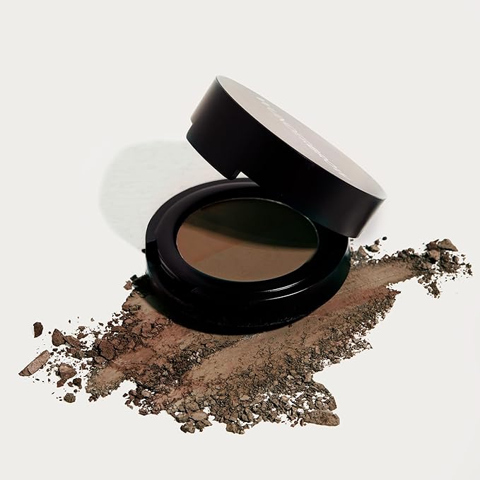 Soft Brow Define & Fill Powder Duo, Includes Dual ended Brush, Vegan and Cruelty Free (Brunette)