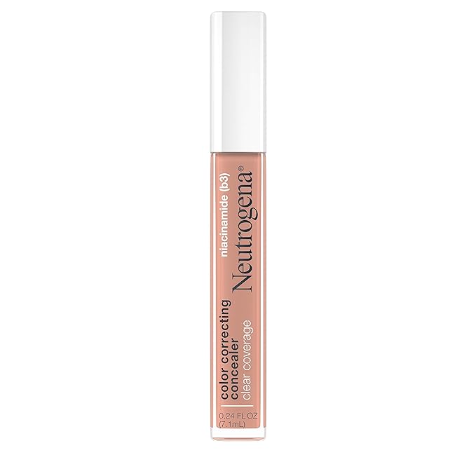 Neutrogena Clear Coverage Color Correcting Concealer Makeup, Lightweight fl. oz