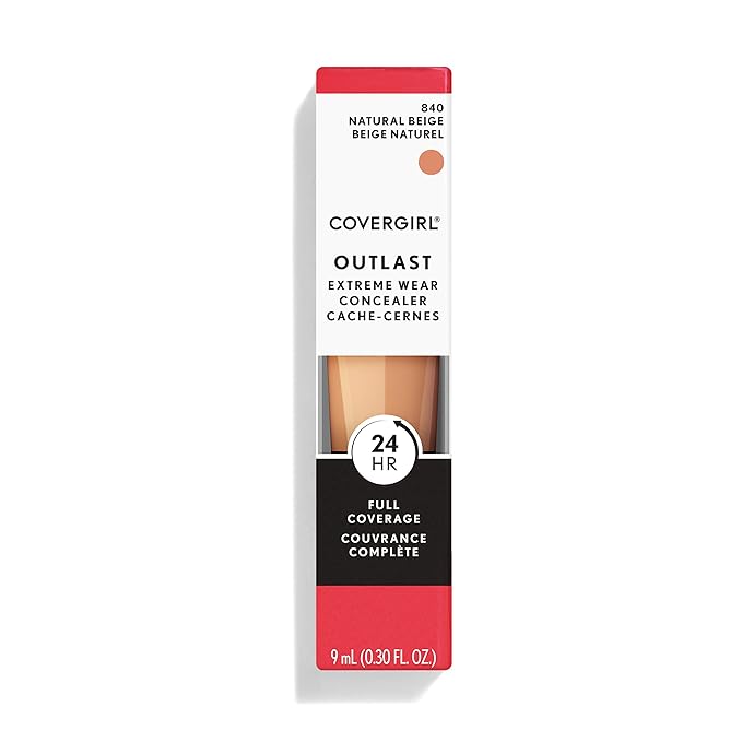 COVERGIRL Outlast Extreme Wear Concealer, Natural Beige 840 of 2)