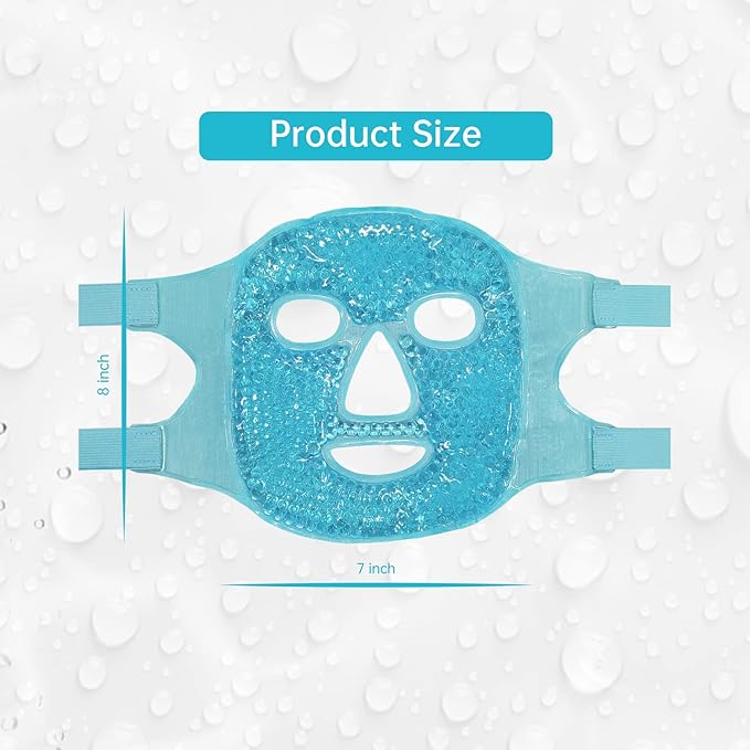 Cold face eye mask ice