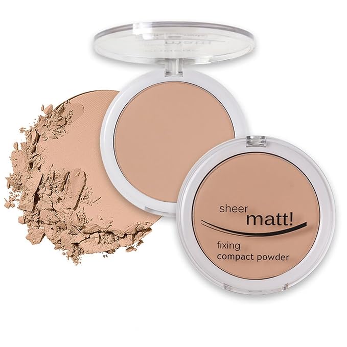 MAEPEOR Pressed Powder 8 Colors Oil Control Matte (03 Nude)
